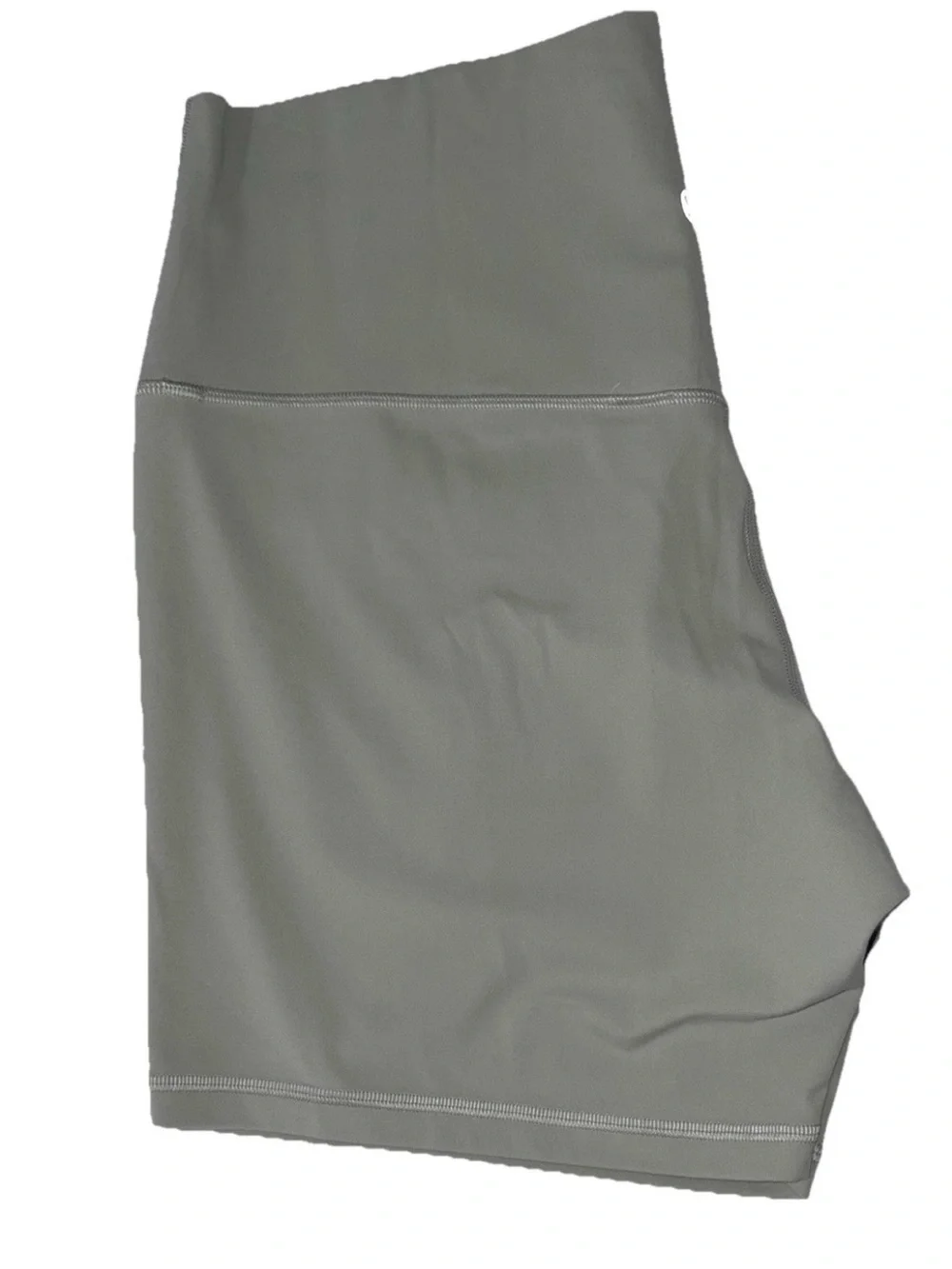 NWT LULULEMON SIZE 14 ALIGN HIGH RISE 6” SHORT AUTHENTIC FOG GREEN RETAIL $64